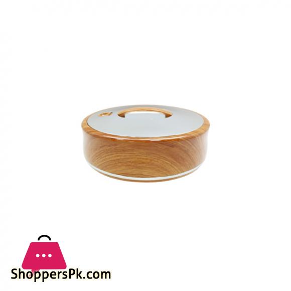 Golden Fire Round Wood Silver Hotpot 4.0 Liter 664LW-S