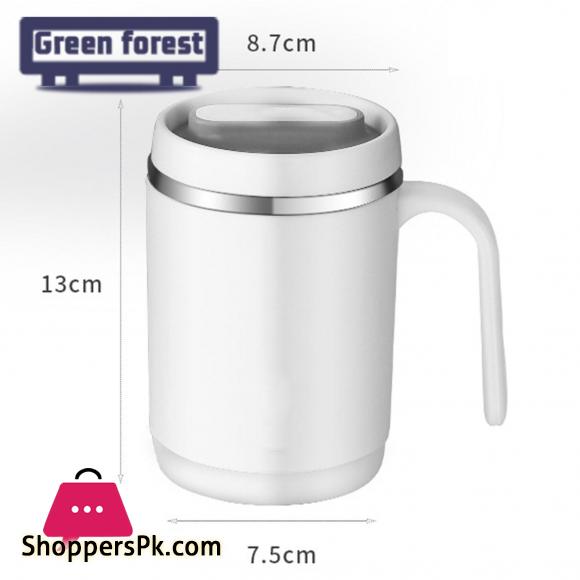 Green forest Water Mug Easy to Clean Stainless Steel Water Cup