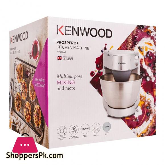Kenwood Prospero+ Kitchen Machine Mixer, 4.3L, Silver, KHC-29.AO