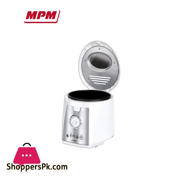 MPM Poland MFR-07 Compact Electric Deep Fryer 1.5 Litre Washable Non-Stick Bowl Regulator up to 190°C, BPA, 1100W, 1200, 1.5 Litres, Multicolour