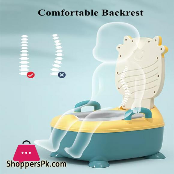 Portable Multifunctional Potty Seat – Sea Green & Yellow