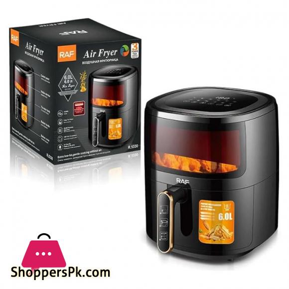 RAF Air Fryer,R.5330,6L 1500W , Mulicolour
