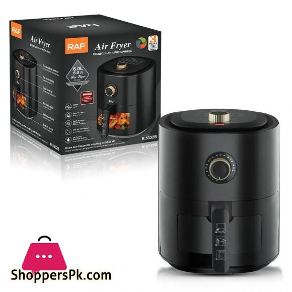 RAF Large Capicity Air Fryer 6Litres Original Best Quality