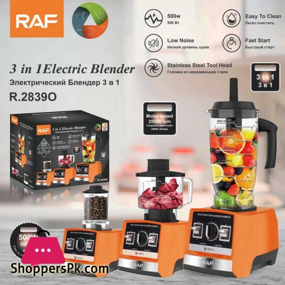 RAF R.2839 3 IN 1 BLENDER GRINDER CHOPPER SET