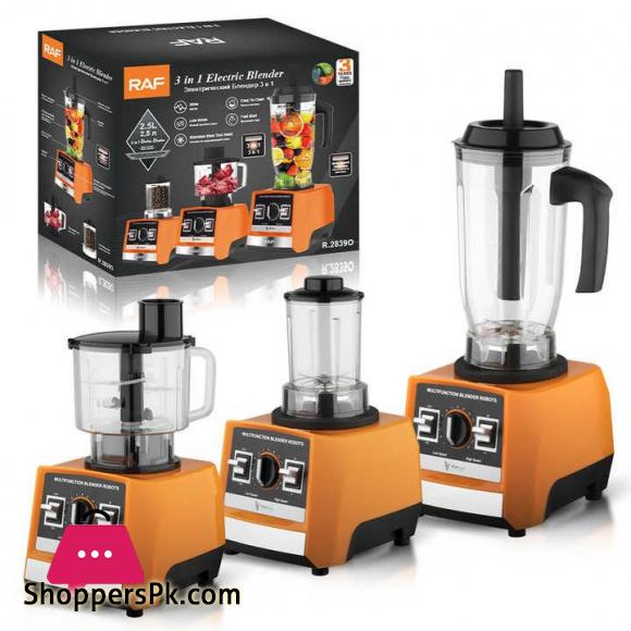 RAF R.2839 3 IN 1 BLENDER GRINDER CHOPPER SET