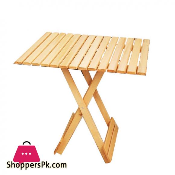 Elegant Rectangular Wooden Folding Table - EW668059