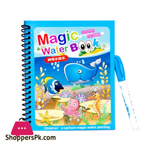 Reusable Magic Water Quick Dry Book Water Coloring Book