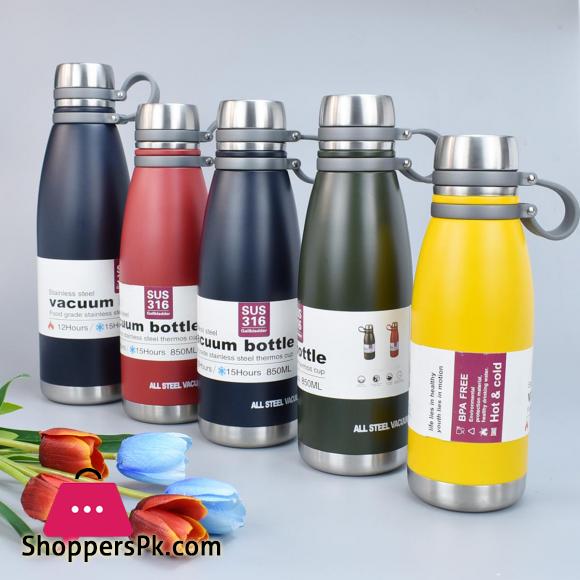 Thermos Water Bottle Large Capacity Stainless Steel 520ML