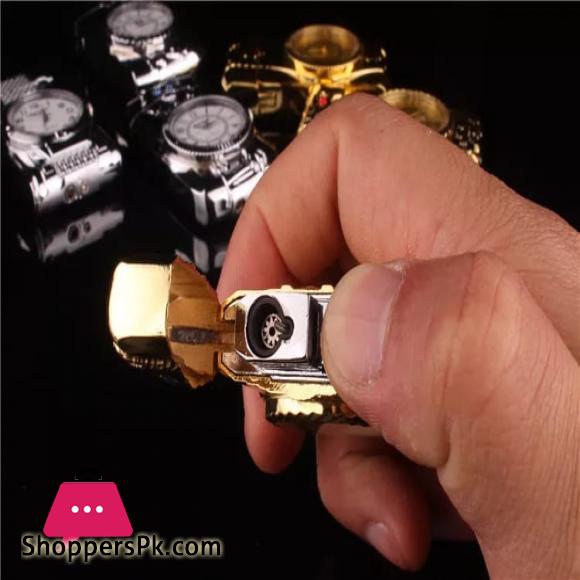 Turbo Windproof Lighter Metal Refillable Gas Smoking Lighter