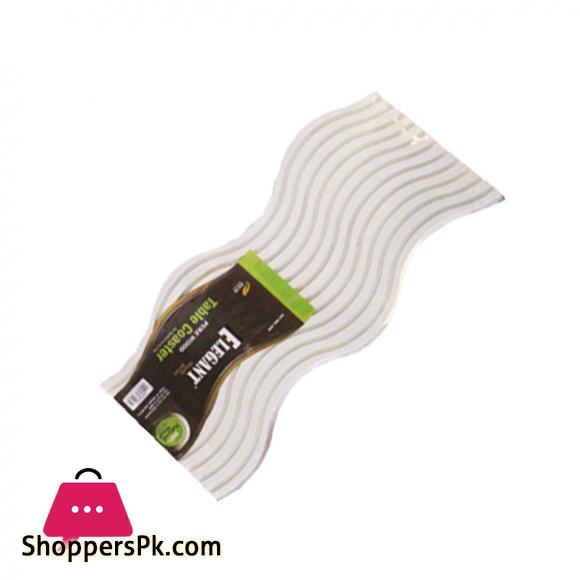 Elegant Zig Zag Serving Tray White EW668008