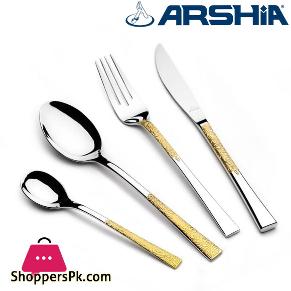 Arshia stainless steel Cutlery Sets 38 Pcs TM762G