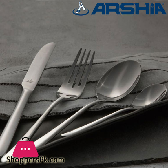 Arshia Stainless Steel Silver Cutlery Sets 50pcs TM1401S