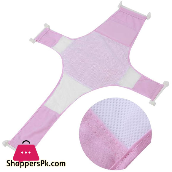 Baby Bath Support, Non-Slip Newborn Bath Seat Comfortable Baby Shower Bathtub Sit Up Mesh for Newborn Baby Boys Girls