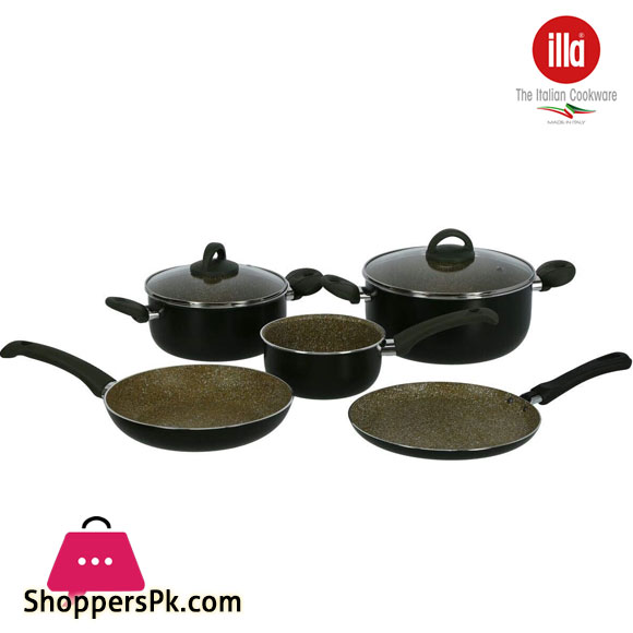 ILLA Bio Cook Oil Regular Bottom 7 Pcs Set ILABO0007 Italy Made