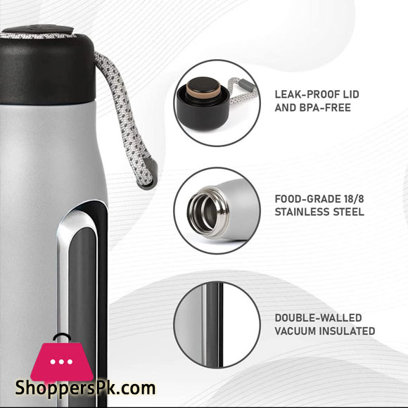 Inner & Outer Steel with Pu Insulation 30 HR Cold & 10 HR Hot 500 ml