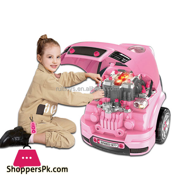 Kids Car Engine Toy Set for Girls