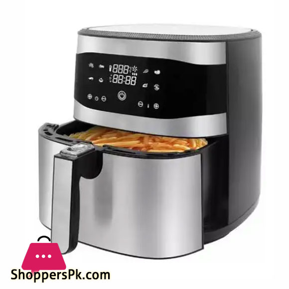 RAF Air Fryer without Oil 1800 watts 10 liter Digital Display Silver Raf r.5345