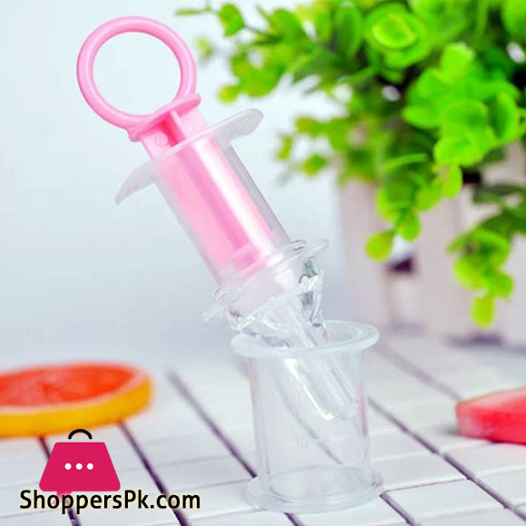 Silicone Liquid Medicine Feeder with Box – Pink