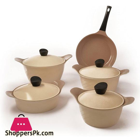 Tornado 9 Pcs Korean Granite Pot Set - TOD.DC31372