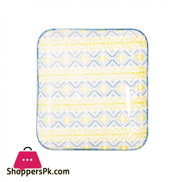 Danny Home Porcelain Yellow Green 10 Inch Flat plate