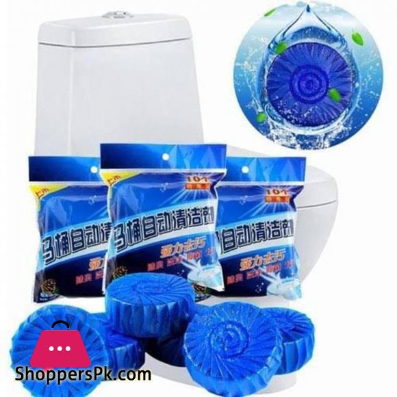 10pcs / pack Bleach Toilet Bowl Clean Tablets Automatic Flush Clean Bathroom Toilet Deodorant Compressed Cleaning Cleaning Tools