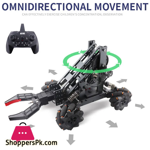 1:14 RC Car 4WD 360° Rotating Assemble A Radio Toy Car 14 Channels Arms Rise/fall Programming Function Toy Vehicle Model