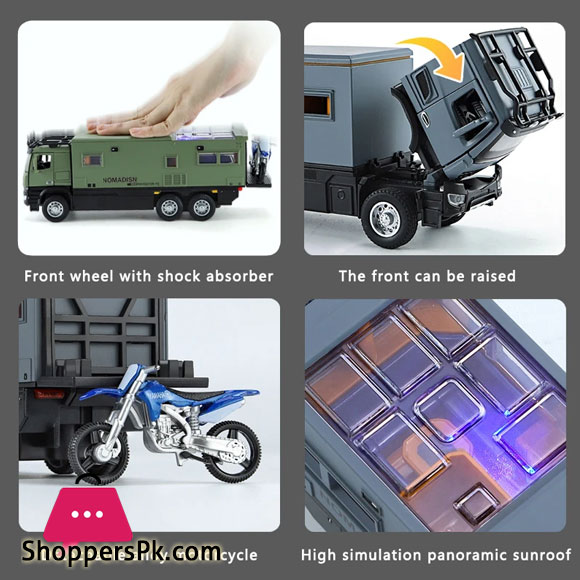 1:24 Simulation Norma Disson Alloy Car Model Sound And Light Pull Back Toy Car Off-Road Vehicle Boy Collection Decoration Gift