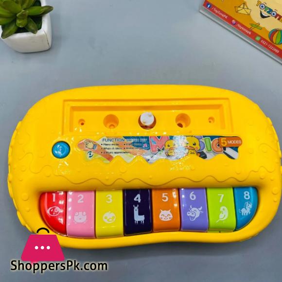2 in 1 Multifunction Early Education Track Duck Slide Piano set 5 Modes