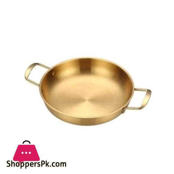 Golden Noodle Pot Korean style Stainless Steel Soup Pot Gas Induction Pot 20 cm