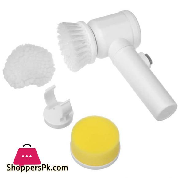 5 in 1 Magic Brush Nylon Bathtub Electric Multi-functional Household Tools Bath Kitchen Cleaning Brush Window Cleaner