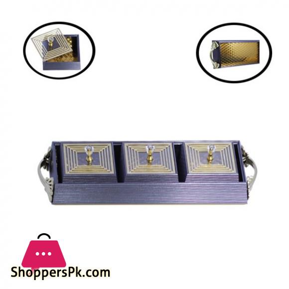 ACR-1026 3 Condiment Tray Dry Fruit Tray