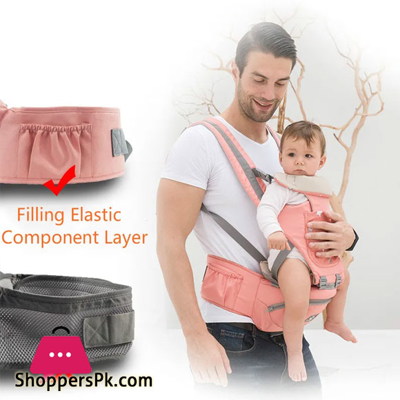 Breathable Ergonomic Baby Carrier Infant Baby Facing Ergonomic Kangaroo Baby Wrap Sling for Baby Child Travel 0-36 Months Price in Pakistan