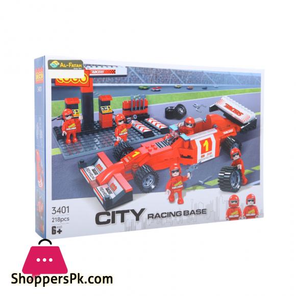 COGO CITY RACING BASE BLOCKS 218PC 3401