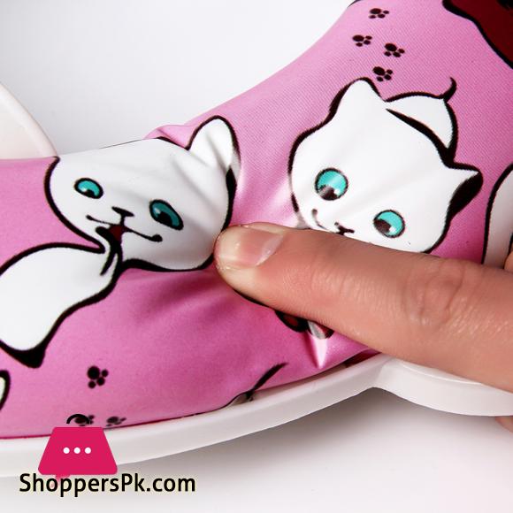 Childrens Toilet Mat with Armrests Sponge Cartoon Baby Toilet Seat Random Color