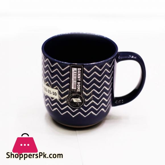 Danny Home Blue Design 400ml Mug 1Pc T01-21