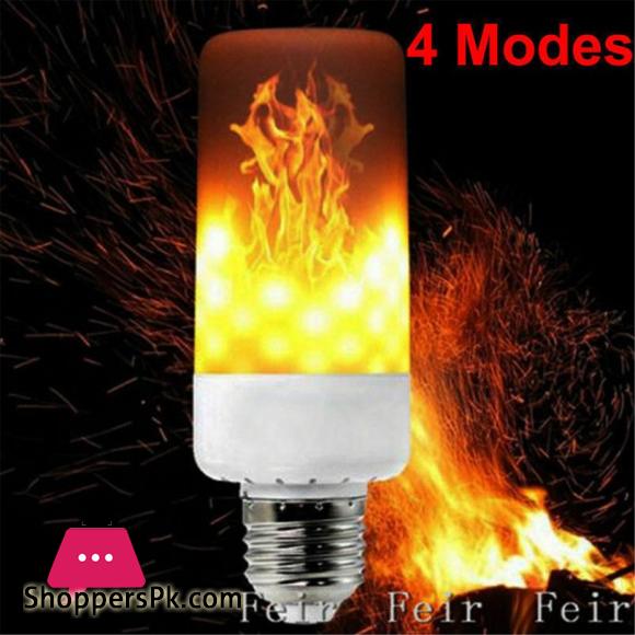 E27 LED er Flame Light Bulb Simulated Burning Fire Effect Night Lamp