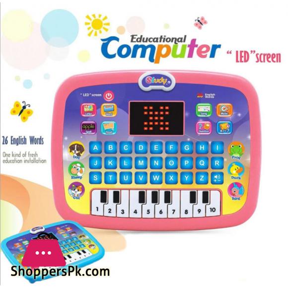 Early Education Intelligent LED Screen Tablet Learning Computer System Toy For Kids Education Laptop Computer Learn Toys Tor Child