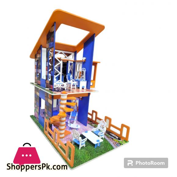 GIRLS WOODEN DREAM CASTEL PLAY HOUSE