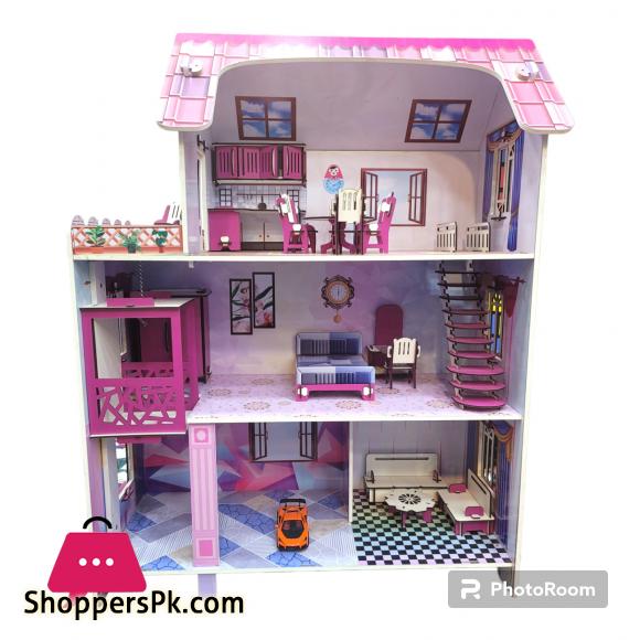 GIRLS WOODEN DREAM DOLL APARTMENT