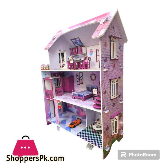 GIRLS WOODEN DREAM DOLL APARTMENT