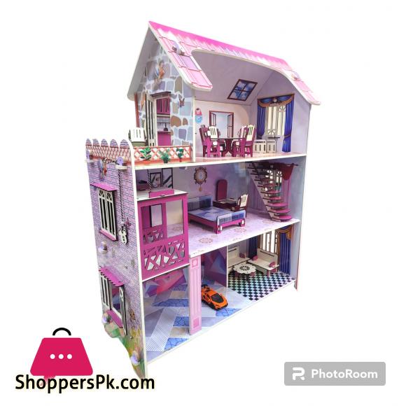GIRLS WOODEN DREAM DOLL APARTMENT