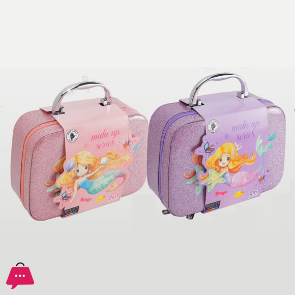 Girls Makeup Kit for Kids Childrens Makeup Set Girls Princess Make Up Box Nontoxic Cosmetics Kit Toys Pretend Play Makeup Beauty Toys Gift Birthday Gift