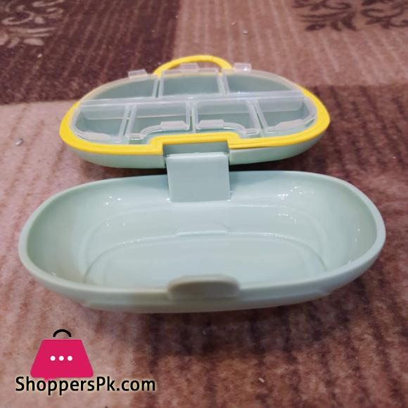 Hand Bag Design 7 Compartment Pill Box Medicine Tablet Holder Dispenser
