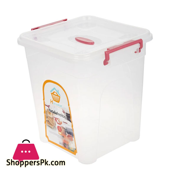 HomeKet Holder Natalie Fresh Flour Box 16 Liter Capacity