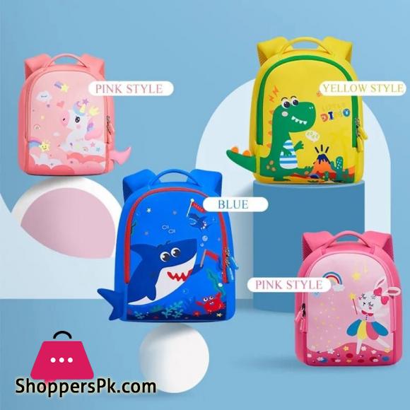 Kids Backpack Lunch Box Bag, Bottle Bag School Bag, Kindergarten Girls and Boys 3 to 5 Years Old Cute Cartoon Bag for Preschool Childrens