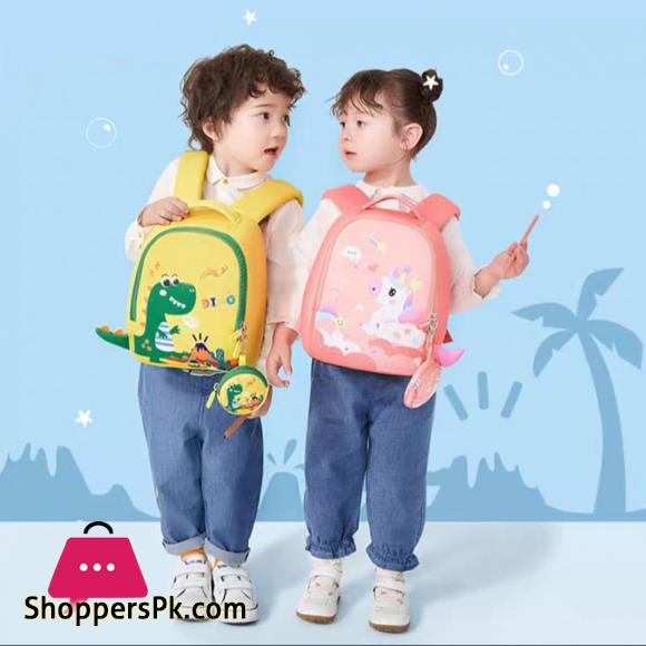 Kids Backpack Lunch Box Bag, Bottle Bag School Bag, Kindergarten Girls and Boys 3 to 5 Years Old Cute Cartoon Bag for Preschool Childrens