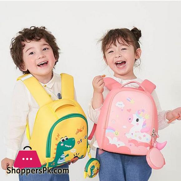Kids Backpack Lunch Box Bag, Bottle Bag School Bag, Kindergarten Girls and Boys 3 to 5 Years Old Cute Cartoon Bag for Preschool Childrens