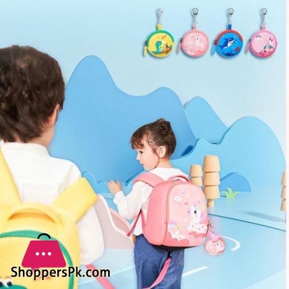 Kids Backpack Lunch Box Bag, Bottle Bag School Bag, Kindergarten Girls and Boys 3 to 5 Years Old Cute Cartoon Bag for Preschool Childrens