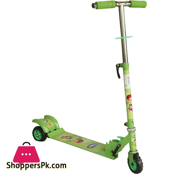 Kids Scooty 3 Wheel Black Rubber Wheel For to 3 to 10 Years Kids