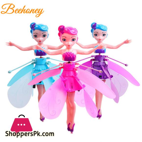 Magic Flying Fairy Princess Doll For Kids Usb Rechargeable Gesture Sensing Mini Flying Toy For Indoor